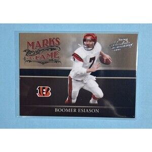 2006 Playoff Absolute Memorabilia Boomer Esiaison Bengals  /250 Marks Fame #MF-2